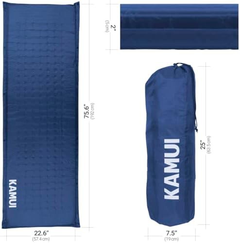 Kamui 2 inch self inflating blue pad — photo 3