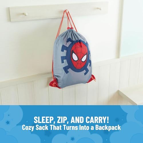 Spiderman spidey dots kids slumber bag — photo 5