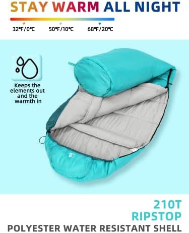 Mummy cold weather travel sleeping bag — photo 3