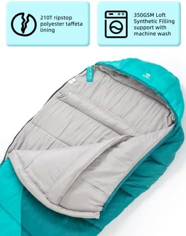 Mummy cold weather travel sleeping bag — photo 4