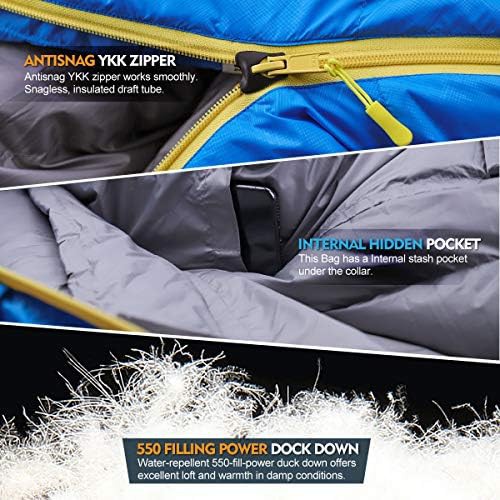Ten degree down mummy sleeping bag — photo 3