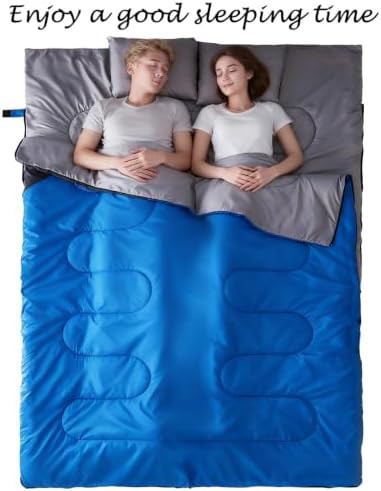 Double queen size waterproof sleeping bag — photo 5