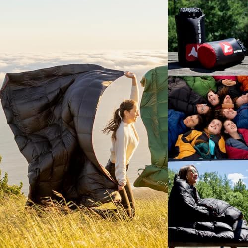 Ultralight down backpacking quilt with nylon shell — photo 4