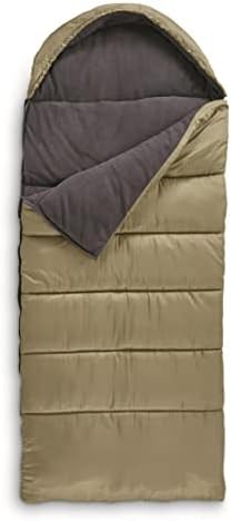 Fleece lined hooded zero degree sleeping bag