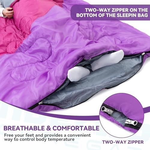 Lightweight three season double sleeping bag — photo 5