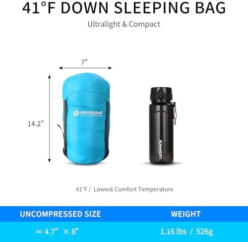 Wearable down hooded rectangular sleeping bag — photo 4