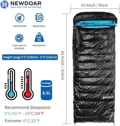 Wearable down hooded rectangular sleeping bag — photo 5