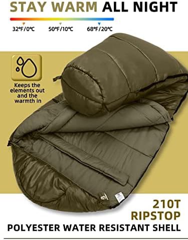 Extreme season mummy sleeping bag for adults — photo 3