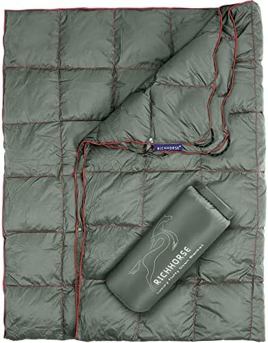 RICHHORSE down wearable backpacking quilt