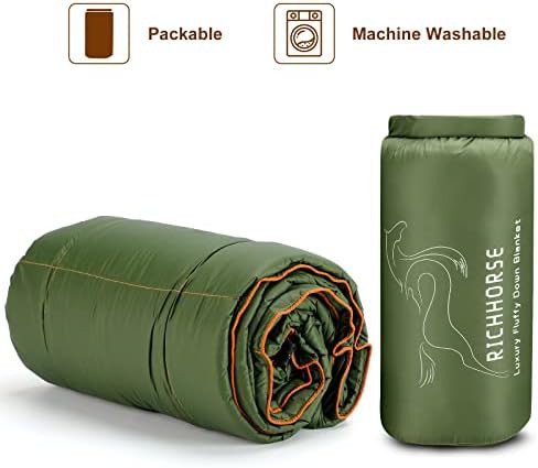 RICHHORSE down wearable backpacking quilt — photo 4