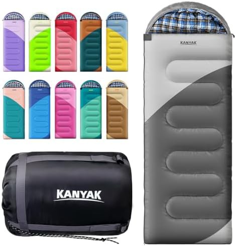 Single person travel sleeping bag for camping