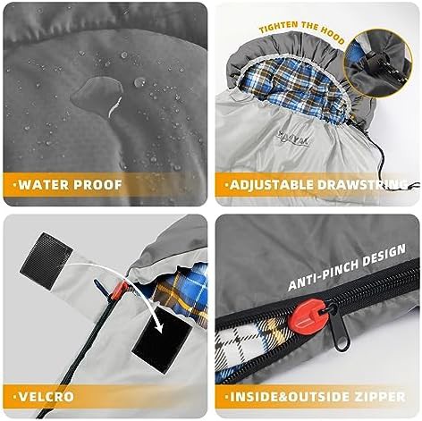Single person travel sleeping bag for camping — photo 3