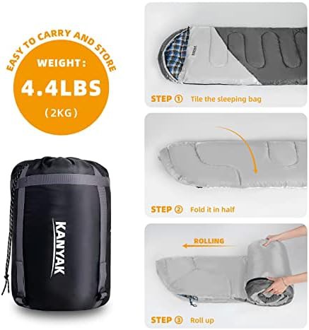 Single person travel sleeping bag for camping — photo 5