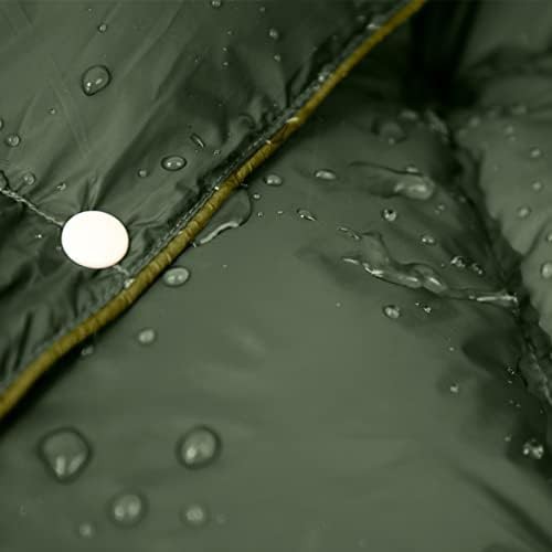 Olive puffy down alternative camping blanket — photo 4