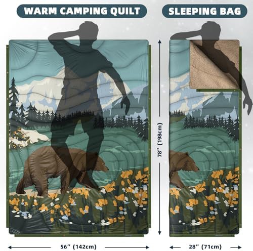 Insulated Fleece and Sherpa Outdoor Blanket — photo 4