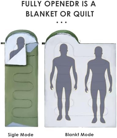 Green waterproof backpacking bag for adults — photo 4