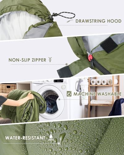 Green waterproof backpacking bag for adults — photo 5