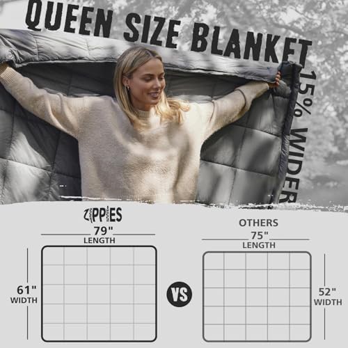 Compact Thinsulate insulation puffy camping blanket — photo 3