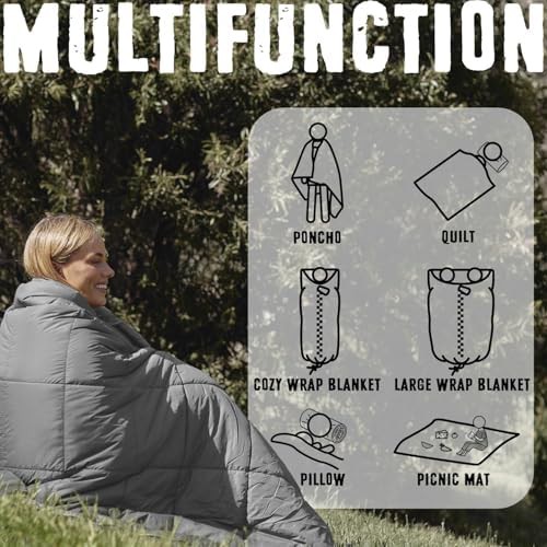 Compact Thinsulate insulation puffy camping blanket — photo 5