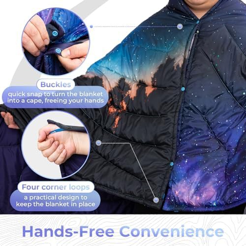 Ultralight Wearable Camping Blanket Large Size — photo 5