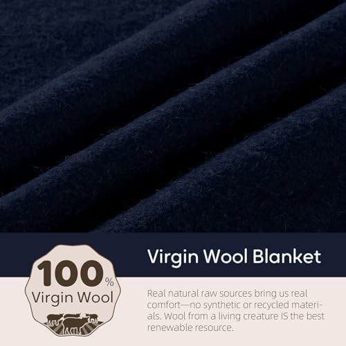 Thick military style wool camping blanket — photo 3