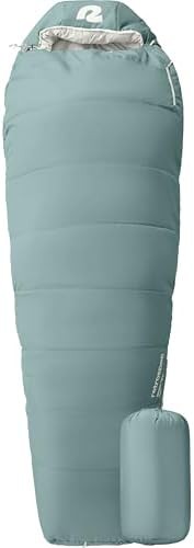 Insulated mummy sleeping bag for cold weather