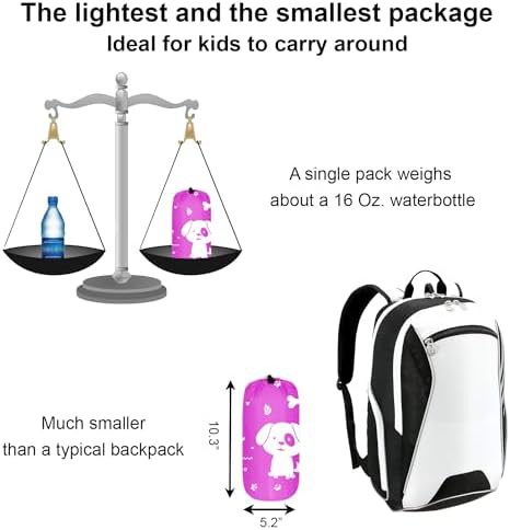 Pink ultralight compact kids sleeping bag — photo 3