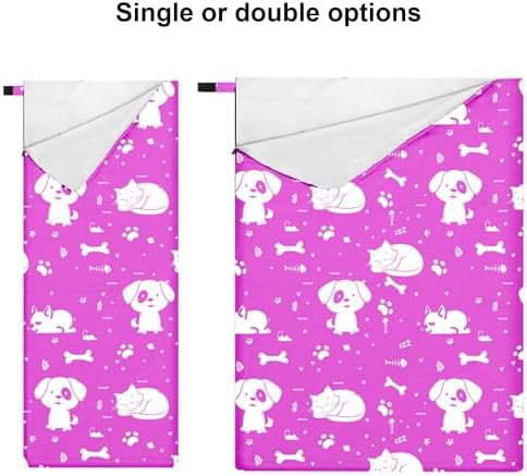 Pink ultralight compact kids sleeping bag — photo 4