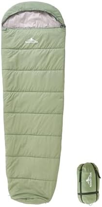 Ultralight nylon mummy backpacking sleeping bag
