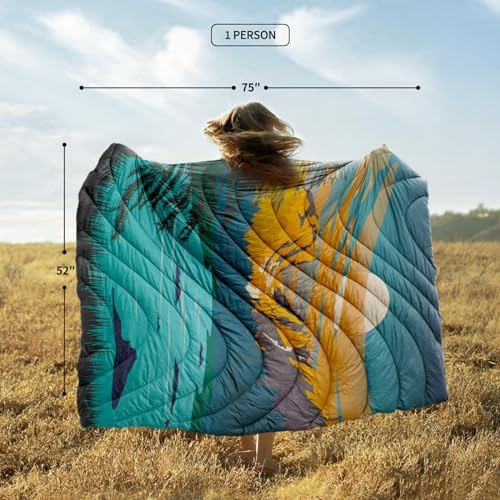 Lightweight puffy travel camping quilt — photo 3