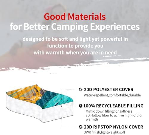 Lightweight puffy travel camping quilt — photo 4