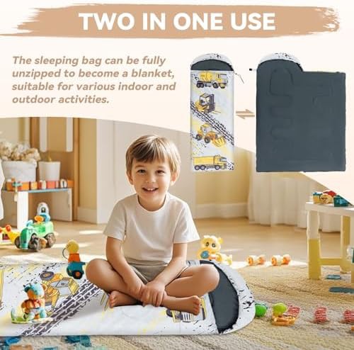 Lightweight three season sleeping bag for kids — photo 5