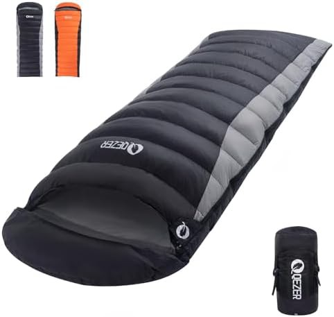 Qezer 600FP cold warm weather sleeping bag