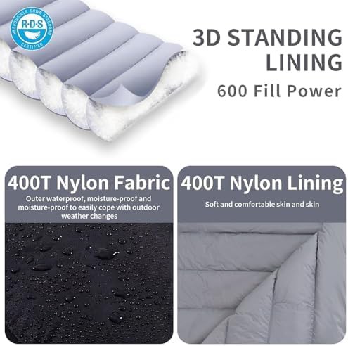 Qezer 600FP cold warm weather sleeping bag — photo 3
