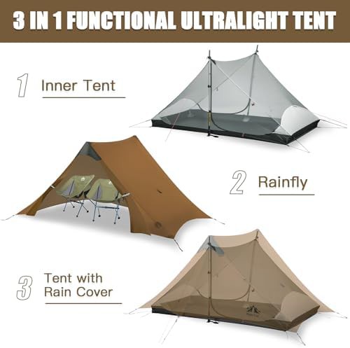Two Person Ultralight Tent and Sleeping Set — photo 4
