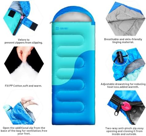 Azure Waterproof Lightweight Sleeping Bag — photo 3