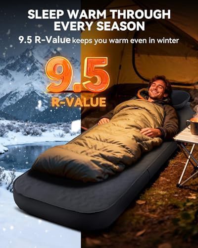 Thick single person self inflating sleeping pad — photo 5