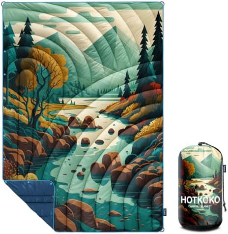 Hotkoko puffy large camp blanket