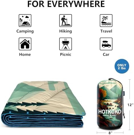 Hotkoko puffy large camp blanket — photo 4
