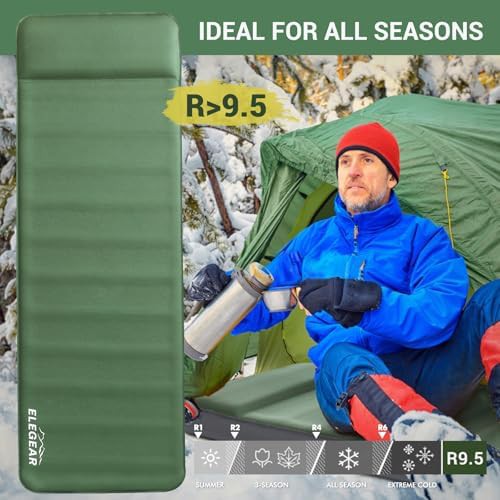 Air and foam self inflating sleeping pad — photo 5