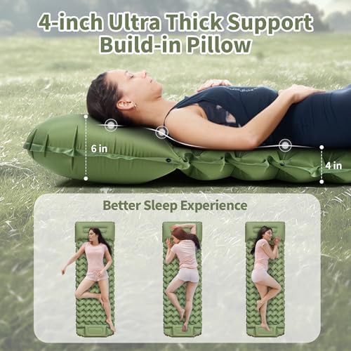 Ultralight inflatable four inch sleeping pad — photo 3
