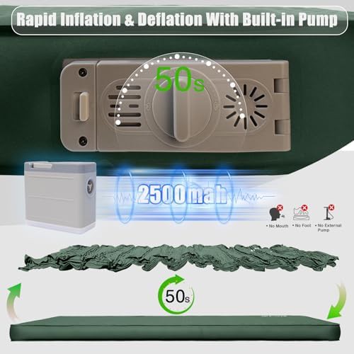 Fast inflate self inflating sleeping pad — photo 3