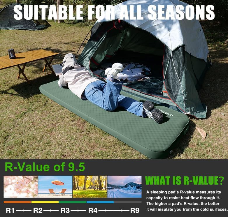 Fast inflate self inflating sleeping pad — photo 5