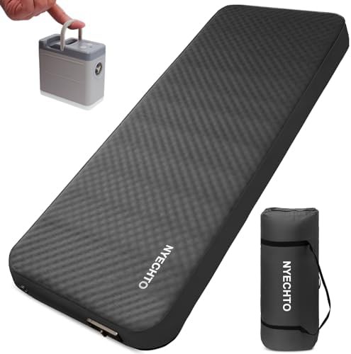 Grey memory foam self inflating sleeping pad
