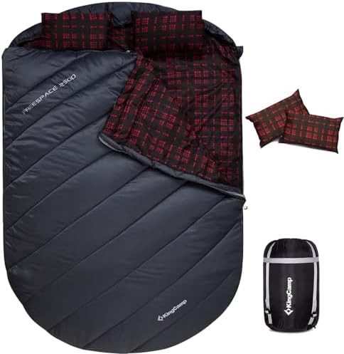 Double Flannel Queen Size Sleeping Bag