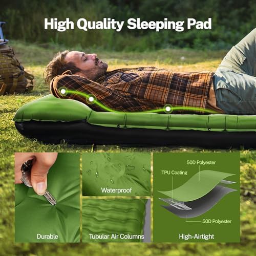 Ogery double sleeping pad for camping — photo 4