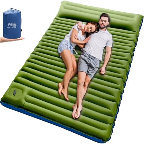 Six inch double foot pump sleeping pad