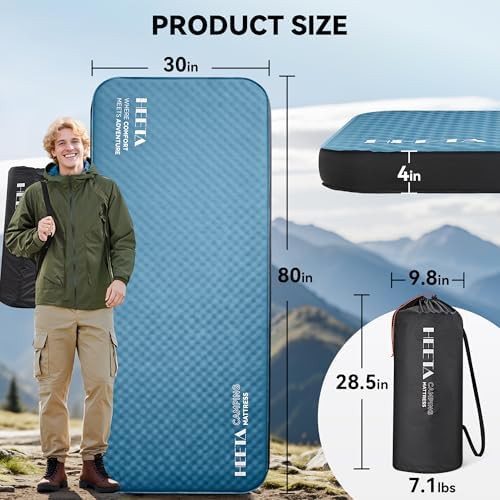 Self inflating camping mattress with electric pump — photo 3