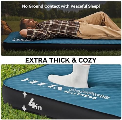 Self inflating camping mattress with electric pump — photo 4
