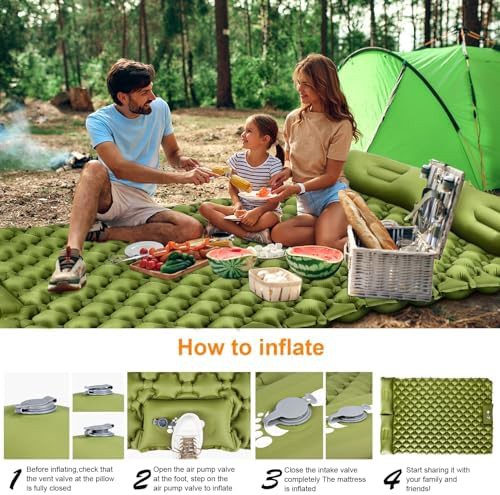 Extra thick double person sleeping pad — photo 4